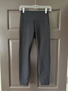Lululemon Brushed Wunder Under Full On Luxtreme Leggings 6 Inseam Black